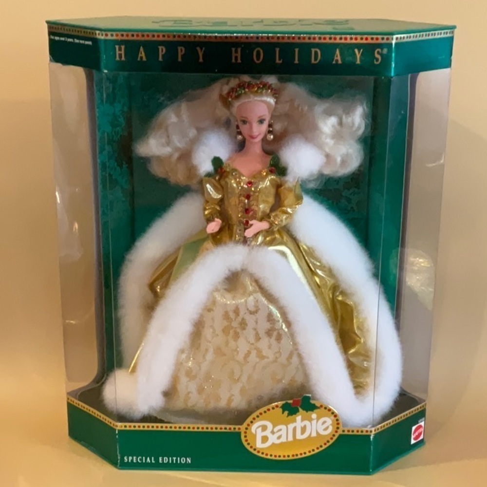 1994 Happy Holidays Barbie Doll NFRB RARE ERROR!